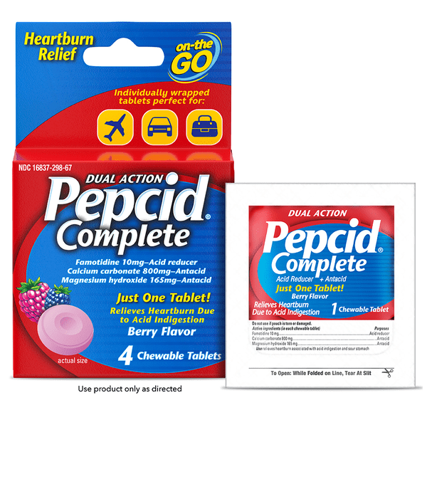 when to take pepcid at night