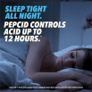Pepcid controls acid up to 12 hours