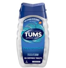 Tums Antacid Peppermint Tablets